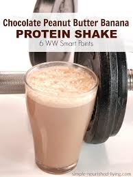 chocolate peanut er banana protein