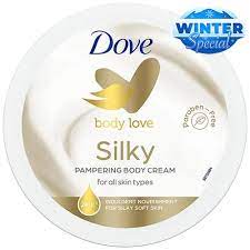 dove body love silky pering body