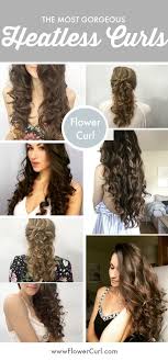 Ensure the hair is damp and empty the solution into a spray bottle. Create No Heat Curls No Heat Hairstyles Overnight Curls For Shoulder Length Past The Shoulders Medium Curls For Long Hair No Heat Hairstyles Curls No Heat