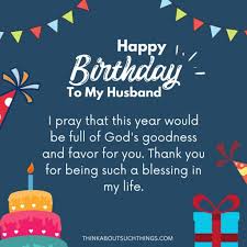 birthday prayers for my husband