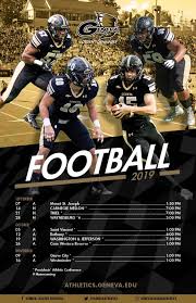 Find out the latest on your favorite ncaa football teams on cbssports.com. 2019 Schedule Geneva College Golden Tornado Football Facebook