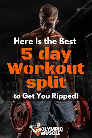5 day workout routine to get ripped