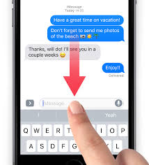 One of the easiest ways to hide text messages on the iphone is to turn off the message preview that appears on the lock screen. Messages Keyboard Hide The Keys Or Quicktype Bar Ios 11 Guide Tapsmart