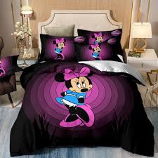 Minnie Mouse Purple Duvet Cover Set