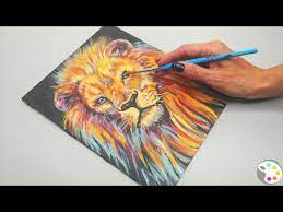 Lion Painting Acrylic Painting