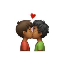 kissing boy ai emoji generator