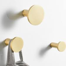 Solid Brass Coat Rack Wall Mounted