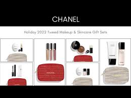 chanel holiday 2022 tweed makeup