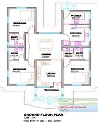 1000 Sq Ft House Plans 3 Bedroom Kerala