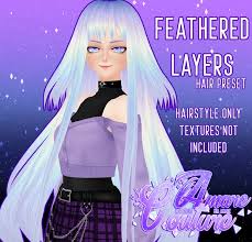 ac feathered layers hair preset