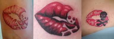 meaning of lips tattoos on the neck