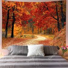 Autumn Forest Tapestry Wall Hanging