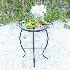Mumtop 14in Mosaic Side Table Outdoor