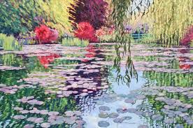 Monet S Garden Painting By Zoe Norman