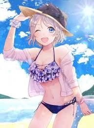 A garment worn for swimming, bathing, and beach activities. Anime Swimsuit