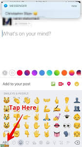 use emoji in your facebook status visihow