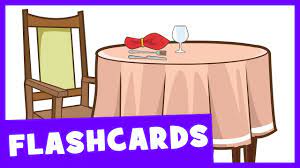 Print the dining room picture, read the sentences and colour it in! Learn Dining Room Vocabulary Talking Flashcards Youtube