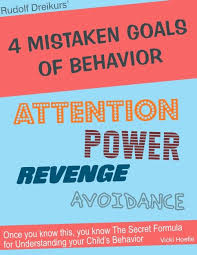 R Dreikurs 4 Mistaken Goals Of Behavior Attention Power