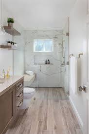 wood look tile ideas for bathrooms