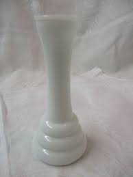 Vintage Randall White Milk Glass Ringed