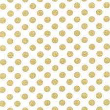Metallic Gold Dots Fabric 100 Cotton