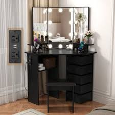 vowner corner makeup vanity desk with
