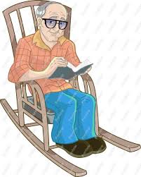 Image result for old man sitting in a chair clip art