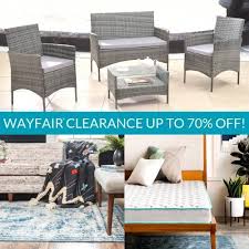 wayfair clearance up to 70 off