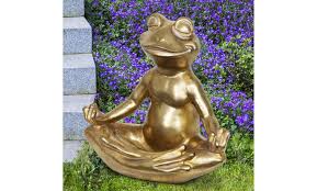 Off On Exhart Meditating Yoga Frog G