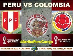 Two great south american countries for traveling gringos to visit. Peru Vs Colombia Eliminatorias Qatar 2022 Cinco Soccer Tampa June 3 2021 Allevents In