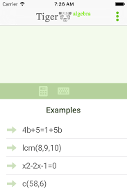 Tiger Algebra Solver For Iphone Free