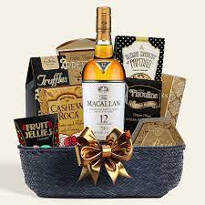 macallan 12 year scotch whisky gift basket