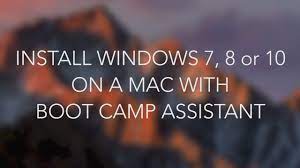 install windows 7 8 or 10 on a mac