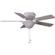 indoor white ceiling fan with light kit