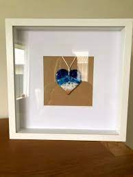 Large Square Shadow Box Glass Framed