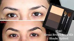mac great brows brow kit color spiked