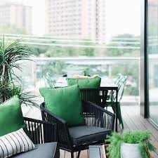 Green Outdoor Chair Cushions Design Ideas