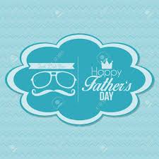 Happy Fathers Day Template Card Background Royalty Free Cliparts
