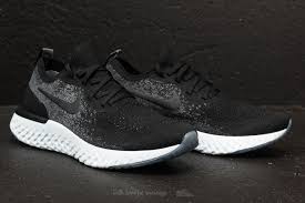 Its nike react foam cushioning is responsive yet lightweight, durable yet soft. Women S Shoes Wmns Nike Epic React Flyknit Black Black Dark Grey Footshop