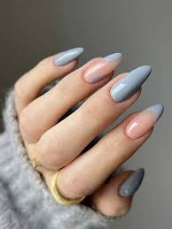 24pcs short almond shaped nail art tips