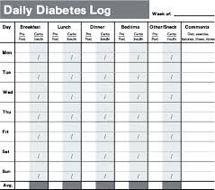Printable Blood Glucose And Insulin Log Diabetes Book X Sugar