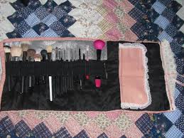 makeup brush roll how to sew a roll