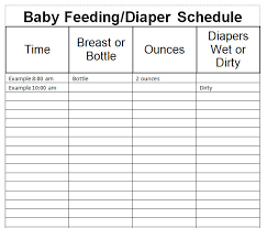 Babywise Schedule Chart Beautiful Newborn Baby Schedule