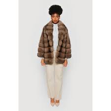 Brown Sable Coats Luxury Fur