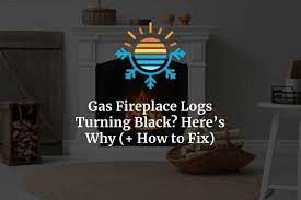 Gas Fireplace Logs Turning Black Here
