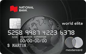This card is not accepting new applications as of november 30, 2020. World Elite Mastercard Travel Credit Card National Bank