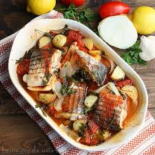 portuguese style baked rockfish home
