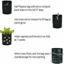 4 pk 10 gallon garden potato grow bags