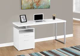 Get the best deals on computer desk home office desks with drawers. Amazon Com Monarch Specialties Computer Writing Desk For Home Office Laptop Table With Drawers Open Shelf And File Cabinet Left Or Right Set Up 60 L White Furniture Decor