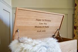 personalised oak toy bo toy chests